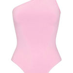 SKIMS RARE  COTTON TWIST ONE SHOULDER TWIST BODYSUIT COTTON CANDY XS Photo 0