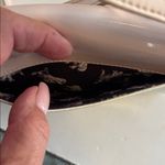 Ted Baker BLUSH PINK AND CREME PATENT LEATHER CROSSBODY ADJUSTABLE STRAP SNAP Photo 4