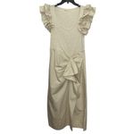 Ulla Johnson Isabella Dress Size Medium In Ivory Melange Ruffle Romantic Photo 2