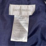 David's Bridal David’s Bridal Women’s Strapless Dress Size 8 Navy Blue Bridesmaid Cocktail Photo 6