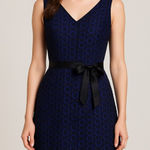 Vintage dark romantic black y2k crochet skater dress gothic wednesday addams‎ 6 Photo 0