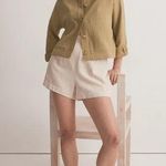 Madewell Quilted Crop Shirt-Jacket medium Muted Olive Photo 0