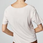 Varley  Holly Tee - Off White XS‎ V Neck Photo 2