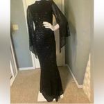 Miss ORD Plus Mermaid Black Sequin Evening Dress Size Large Photo 1