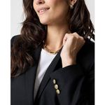 J.Crew Original Schoolboy Black Wool Classic Blazer Jacket Size 12 Photo 2