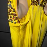 Dave and Johnny  Yellow Backless Dress with Embellishments Photo 5
