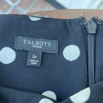 Talbots black and white polka dot ruffle dress Fits sz xs to s Photo 3