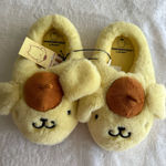 Sanrio Pompompurin Plush Slippers Photo 0