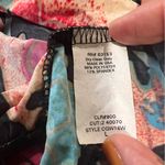 Rampage  90s Y2K Black and Multicolor Floral sequined Skirt size large Photo 7