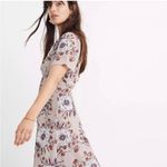 Madewell  Mini Dress Painted Blooms Lilac size 4 EUC Photo 1