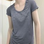 Lululemon  Heathered Fossil Cut Out Lace Run Wild Short Sleeve Tech Top 4 Photo 0