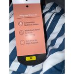 Brand New shapermint Essentials Women's M Full Coverage Bikini Top White Blue Size M Photo 9