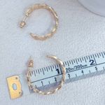 Lulus Gold chain huggie earrings Photo 2
