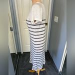 Comptoir‎ Des Cotonniers Striped Linen Short Sleeve Dress White Size XS Photo 4