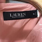 Ralph Lauren Lauren‎  Pink Floral Midi Dress Asymmetrical Hem Faux Wrap Size 16 Photo 6