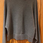 ZARA Charcoal Gray Knit Dolman Sleeve Turtle Neck Sweater Size Small Photo 0