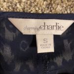 Charming Charlie Lightly worn blue and gray tank top, dressier Photo 2