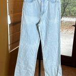 Altar'd State Altar’d State Vervet Light Wash High Rise Wide Leg Jeans Size 28 Long Photo 0