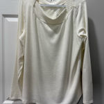 st. john's bay  Cream Long Sleeve Top size XL Photo 0