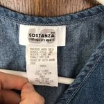 Vintage Denim wrapped cropped vest top Photo 1