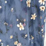 Byer Too! California Women's Blue Floral Maxi slip babydoll Dress vintage 13 Size undefined Photo 4