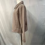 MELLODAY  Light Weight Zip Up Coat Pockets Collar Beige preppy neutral women’s XL Photo 6