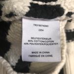 Derek Lam 10 Crosby Daisy Striped Cardigan Sweater Wide Collar Black White Cream Photo 6