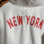 Aeropostale  Cotton Blend Aero 1987 Coral Crackle Lettering Waffle Hood Size XL Photo 5