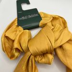 Wild Fable Yellow Shiny Organza Jumbo Scarf Hair Twisters - NWT Photo 2