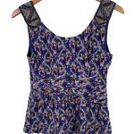 Anthropologie Edme & Esyllte Vittorio Epaulette Beaded Silk Blouse Size 0 Top Photo 5