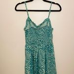 Target - Wild Fable Floral Print Short Dress, Teal/White, Size M, NWOT Photo 2