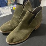 Me Too  ZEST MOSS GREEN WO SIZE 7.5 SUEDE LEATHER ANKLE BOOT CLEAN EUC Photo 7