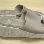 Eileen Fisher  Women's Tarry Espadrille Wedge Slide in Bone Size 6 EUC Photo 3