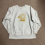 DeLong Purdue Boilermakers Vintage Gray Y2K College Pullover Crewneck Sweater  Photo 0