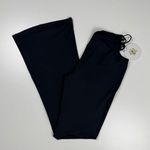 Princess Polly Jess Waist Cut Out Black Flare Pants Women’s US 12 NWT Y2k Wide Photo 0