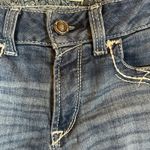 Ariat  Real Denim Womens‎ 30R Blue Jean Shorts Frayed Raw Hem Distressed *flaw* Photo 2
