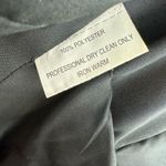 Vintage Bel Soie Black Strapless Beaded Empire Waist Floor Length Gown Size 8 Photo 9