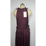 Ulla Johnson NWT  Augustine Pleated Maxi Dress in Wine Sz‎ 12 $690 Photo 4