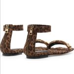 Good American NEW  Ankle Strap Sandal In  Leopard Photo 2