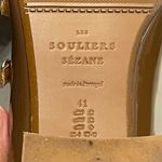 Sézane Sezane Elodie Mary Janes Heels Babies Strappy Patent Leather Taupe 41 GUC Photo 6