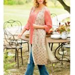 Soft Surroundings Vest Women Small Medium Alhambra Beaded Duster Hippie Bohemian Photo 7