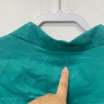 Siegfried Green 100% Silk Women Large Button Photo 5