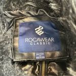 Rocawear  Black Faux Fur Zip Up Jacket Photo 5