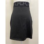 MANCYFIT Slip Underskirt with Slit in Black (SMALL) Photo 4