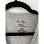 Ralph Lauren Polo Light Gray V Neck Pony Logo Short Sleeve T-Shirt Sz Small Photo 4