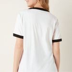 PINK - Victoria's Secret Victoria's Secret PINK VS Limited Edition Crew Neck Campus Ringer Tee Tshirt L Photo 1