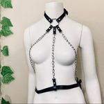 Black Harness Chunky Chain New Photo 8