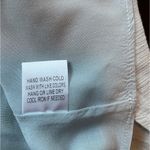 In Loom Flowy Pale Blue Puff Sleeve Floral Embroidery Peasant Top Buttons Size L Photo 7