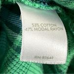 J. Jill Green Plaid Button Front Long Sleeve Shirt Size L Cotton Heritage Earthy Size L Photo 4