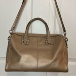 Coach Taylor Champagne Leather Medium Satchel Bag Photo 2